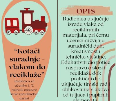 Radionica “Kotači suradnje - vlakom do reciklaže”