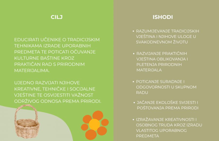Radionica “Pletači tradicije - košare od vrbovih grana”
